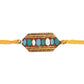 Purely Handmade & Handpainted Terracotta Rakhis for Brother