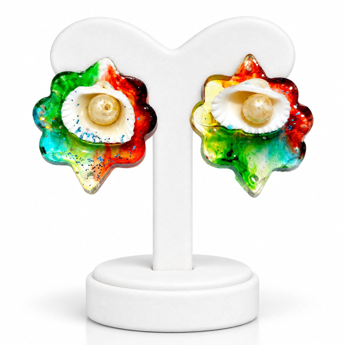 Premium Purely Handmade Resin Jewellery Earrings for Women & Girls