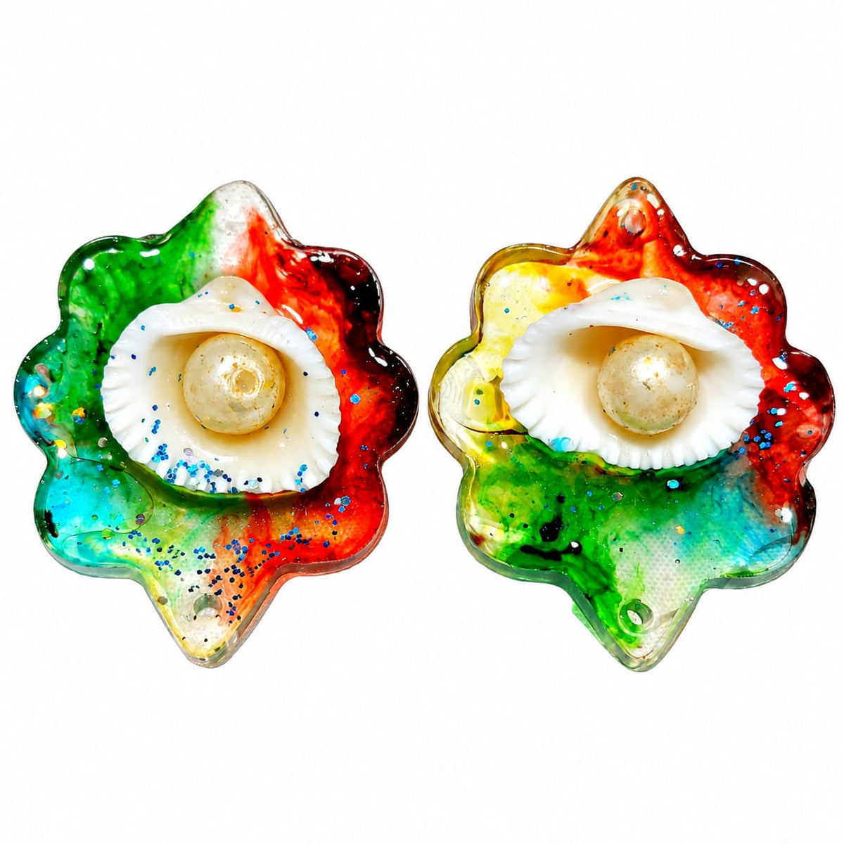 Premium Purely Handmade Resin Jewellery Earrings for Women & Girls