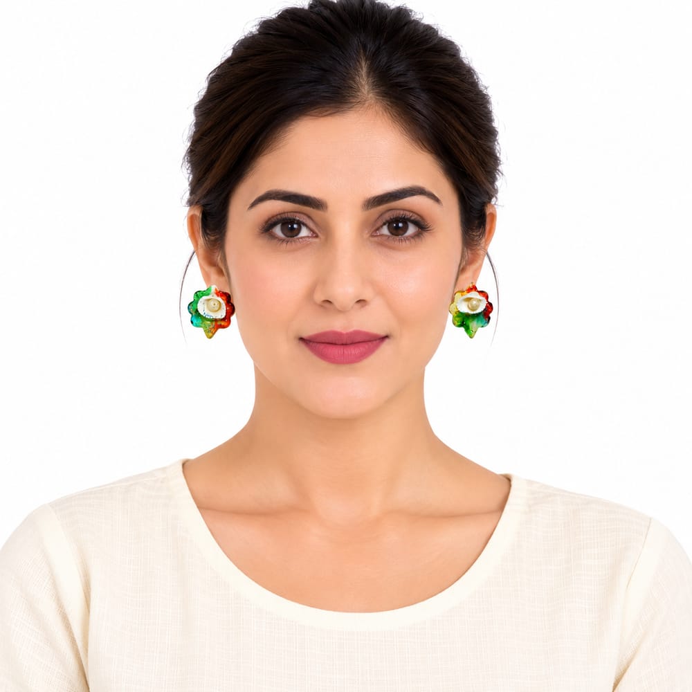 Premium Purely Handmade Resin Jewellery Earrings for Women & Girls