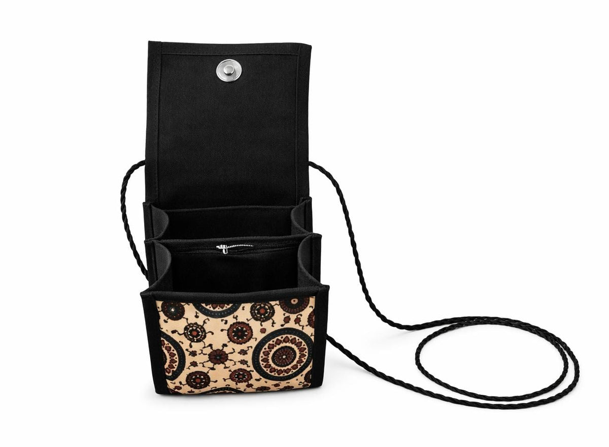 Ajrakh Printed Kutch Embroidery Sling Bag