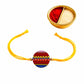 Purely Handmade & Handpainted Terracotta Rakhis for Brother