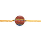 Purely Handmade & Handpainted Terracotta Rakhis for Brother