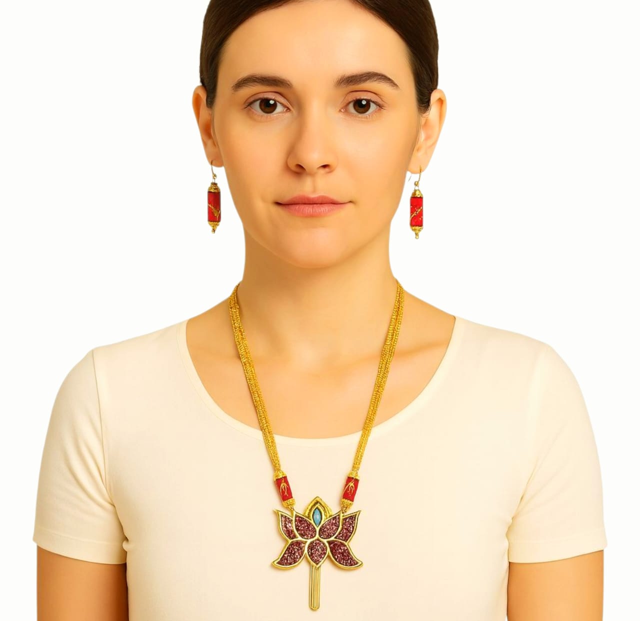 Terracotta Signature Design Necklace Sets