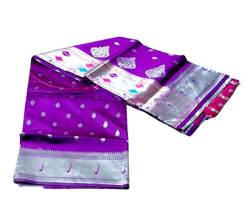 Exquisite Muniya Paithani Silk Sarees For Women & Girls