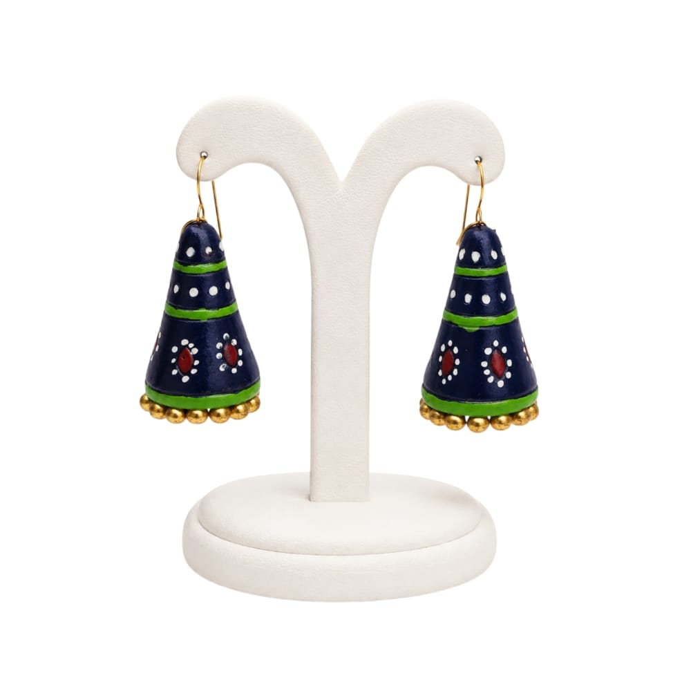 Cone-Shaped Bell Structure (Jhumka hook style) Dangler Earrings