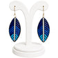 Purely Handmade Lightweight Terracotta Dangler Earrings (Leaf Design)