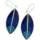 Purely Handmade Lightweight Terracotta Dangler Earrings (Leaf Design)