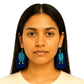 Purely Handmade & Handpainted Bamboo Earrings