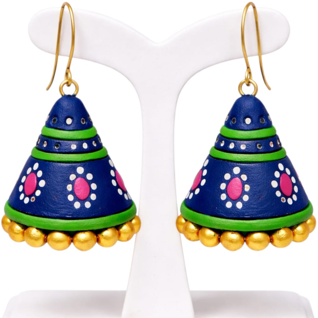 Terracotta Small Jhumka Designer Earrings