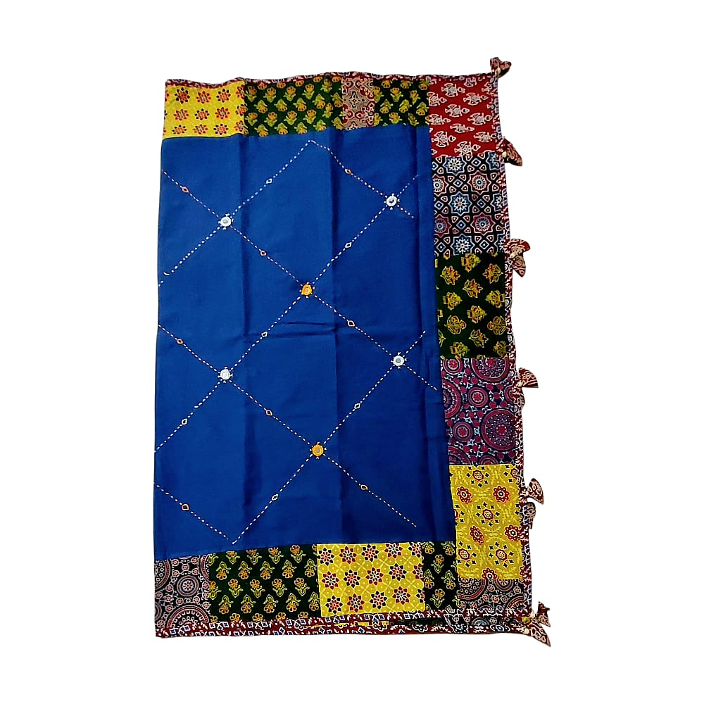 Elegant Ajrakh Hand Block Printed Cotton Dupatta