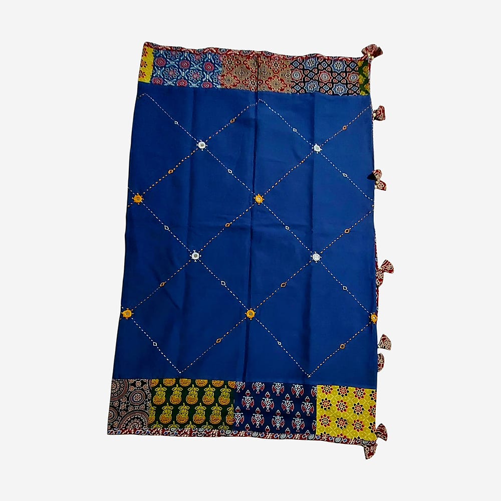 Elegant Ajrakh Hand Block Printed Cotton Dupatta