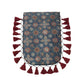 Gajji Silk Ajrakh Printed Leather Crossbody Flip Sling Bag