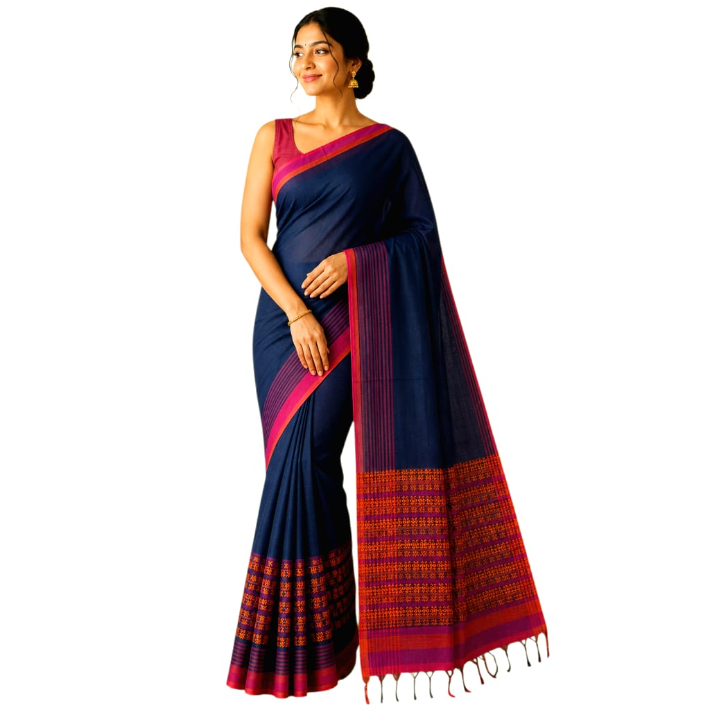 Premium Handloom Cotton Saree