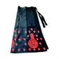 Kantha Stitch Hand Embroidered Women's Cotton Wrap Around Skirt