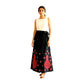 Kantha Stitch Hand Embroidered Women's Cotton Wrap Around Skirt