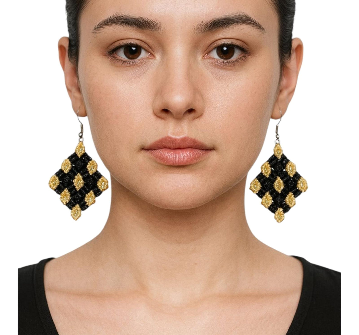 Purely Handmade Lightweight Macrame Dangle Earrings