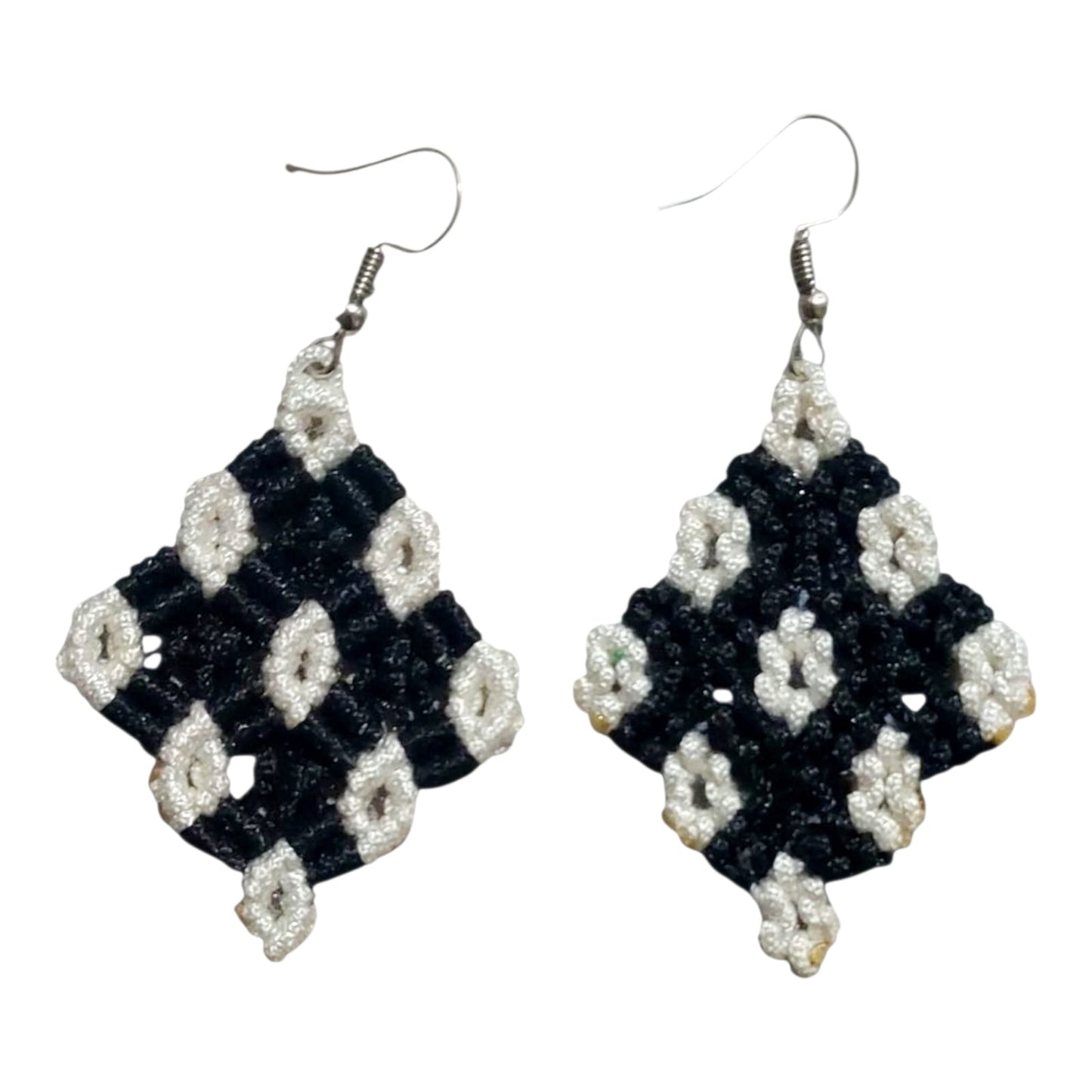 Purely Handmade Lightweight Macrame Dangle Earrings