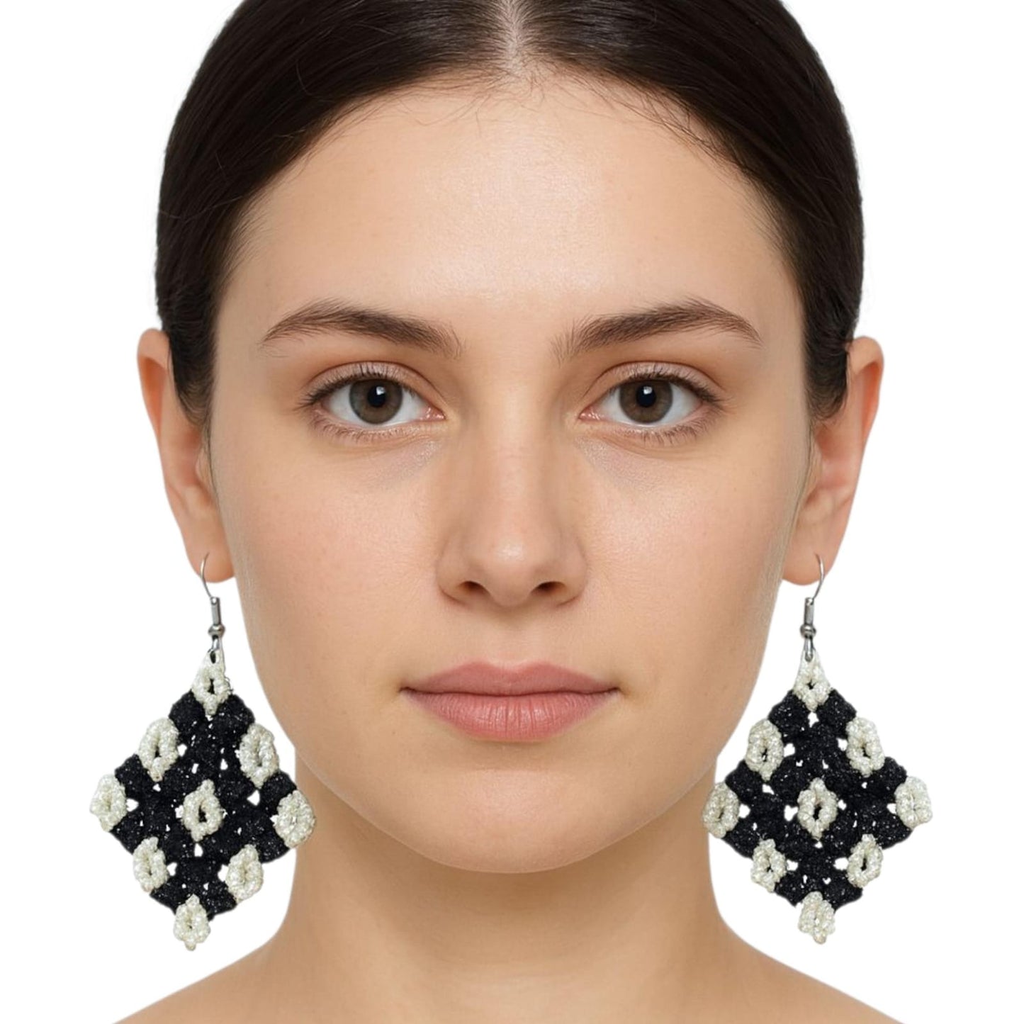 Purely Handmade Lightweight Macrame Dangle Earrings