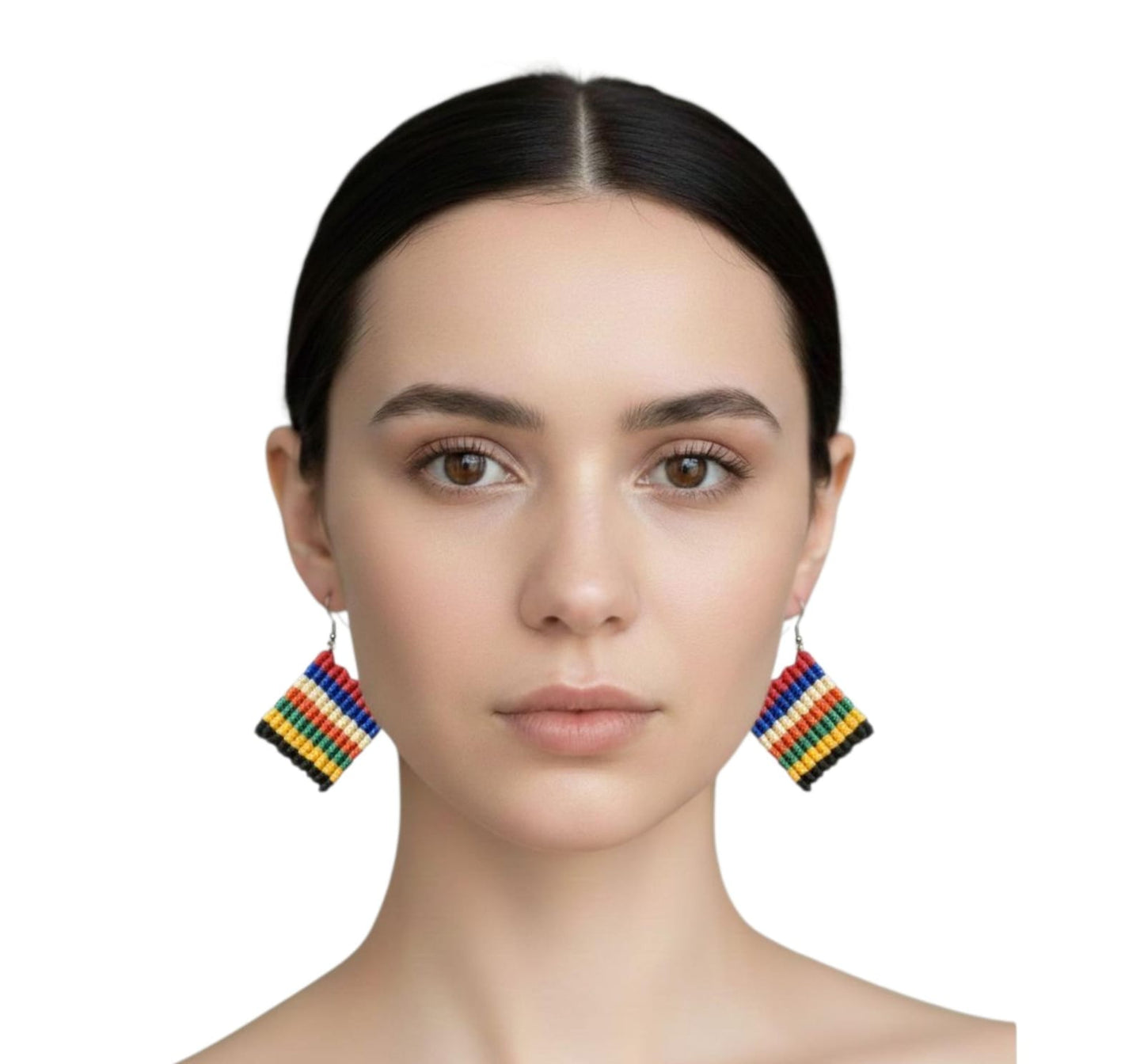 Purely Handmade Lightweight Macrame Dangle Earrings