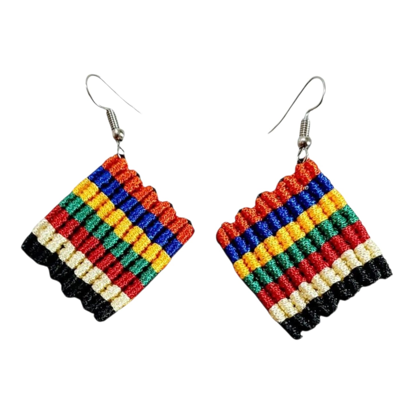 Purely Handmade Lightweight Macrame Dangle Earrings