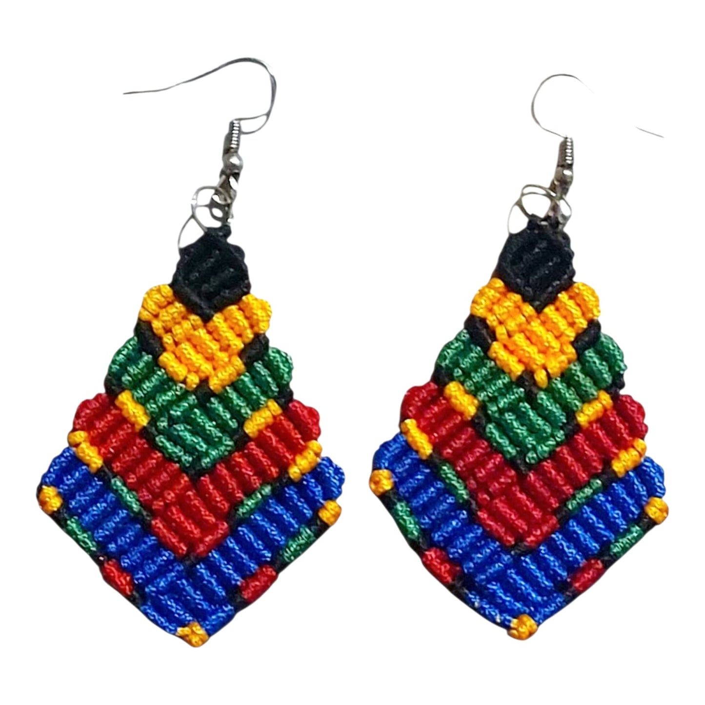 Purely Handmade Lightweight Macrame Dangle Earrings