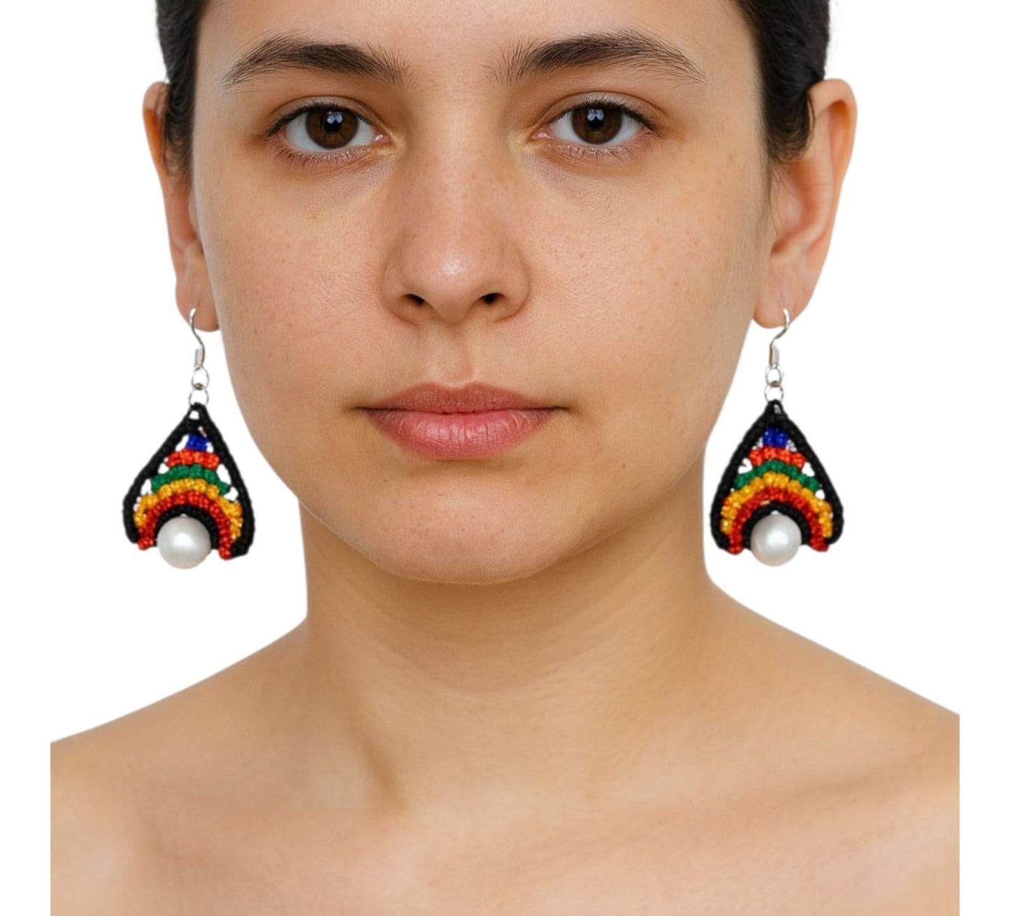 Purely Handmade Lightweight Macrame Dangle Earrings