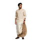 Cotton Silk Dhoti Pant With Contrasting Colour