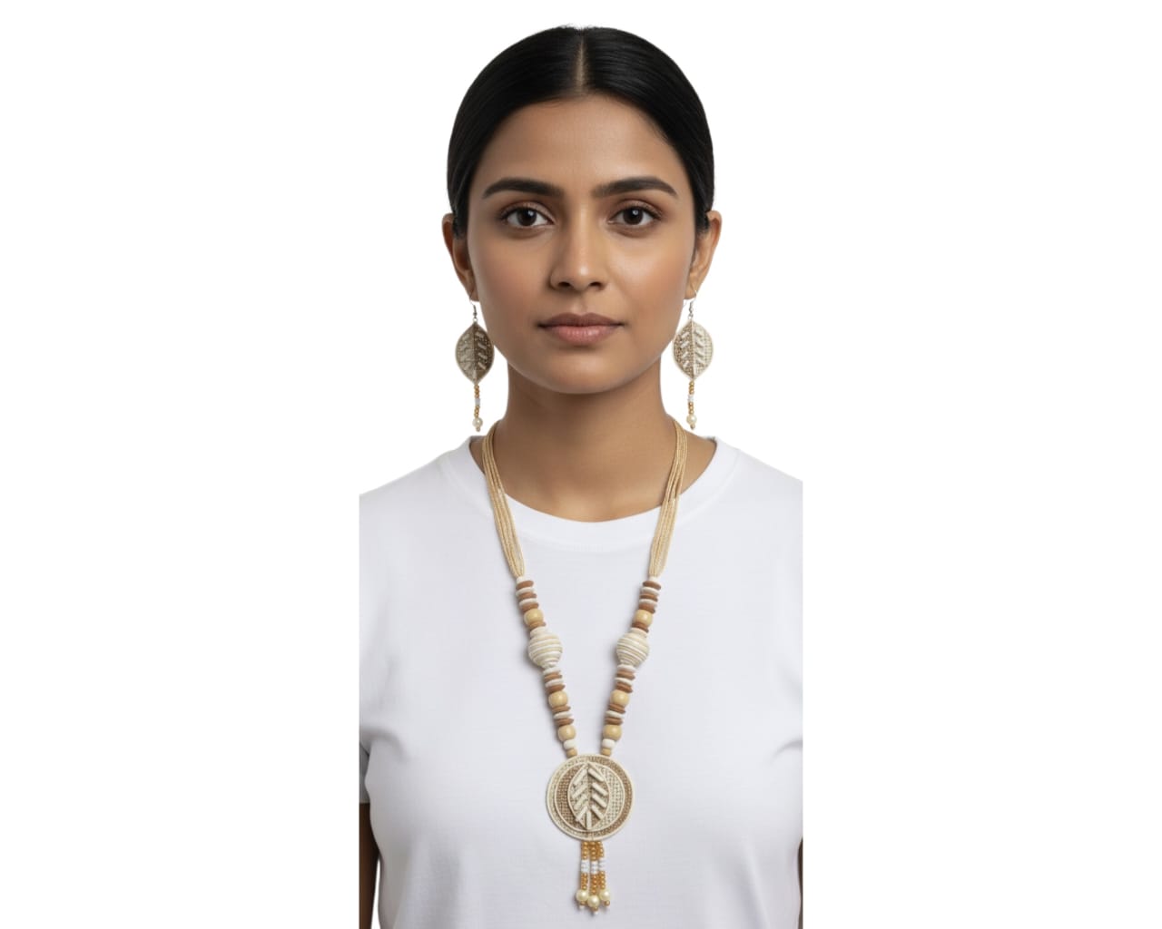 Premium Purely Handmade Jute Jewellery Sets (With Earrings)