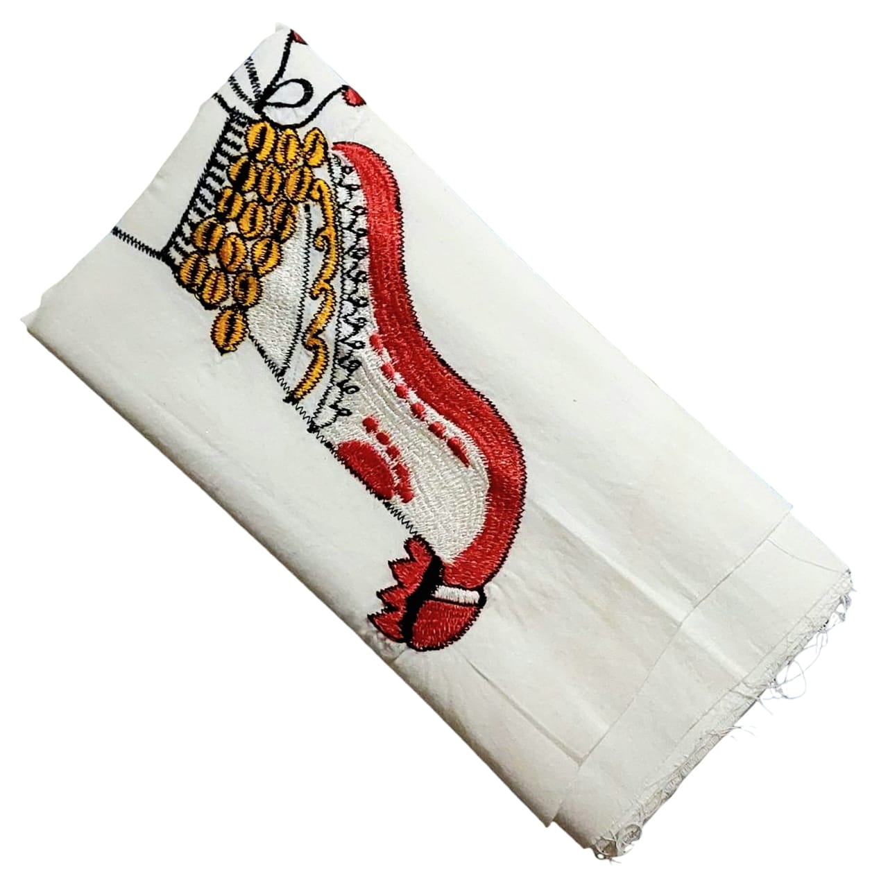 Hand Embroidered Hand Stitched Designer Premium Cotton Blouse Piece