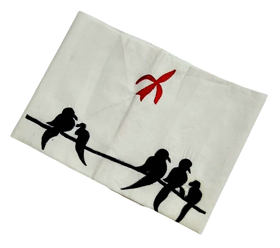 Hand Embroidered Hand Stitched Designer Premium Cotton Blouse Piece