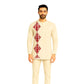 Pure Cotton Short Kurta For Men( With Kantha Stitch Hand Embroidery Work)