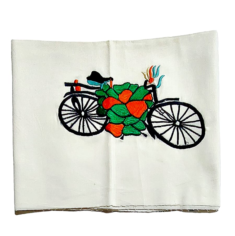 Hand Embroidered Hand Stitched Designer Premium Cotton Blouse Piece