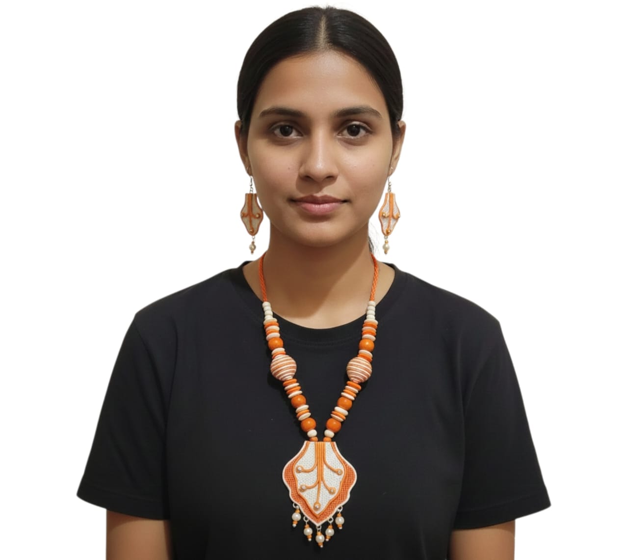 Premium Purely Handmade Jute Jewellery Sets (With Earrings)