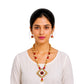Purely Handmade Terracotta Rope Necklace With Earrings