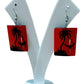 Purely Handmade & Handpainted Bamboo Earrings