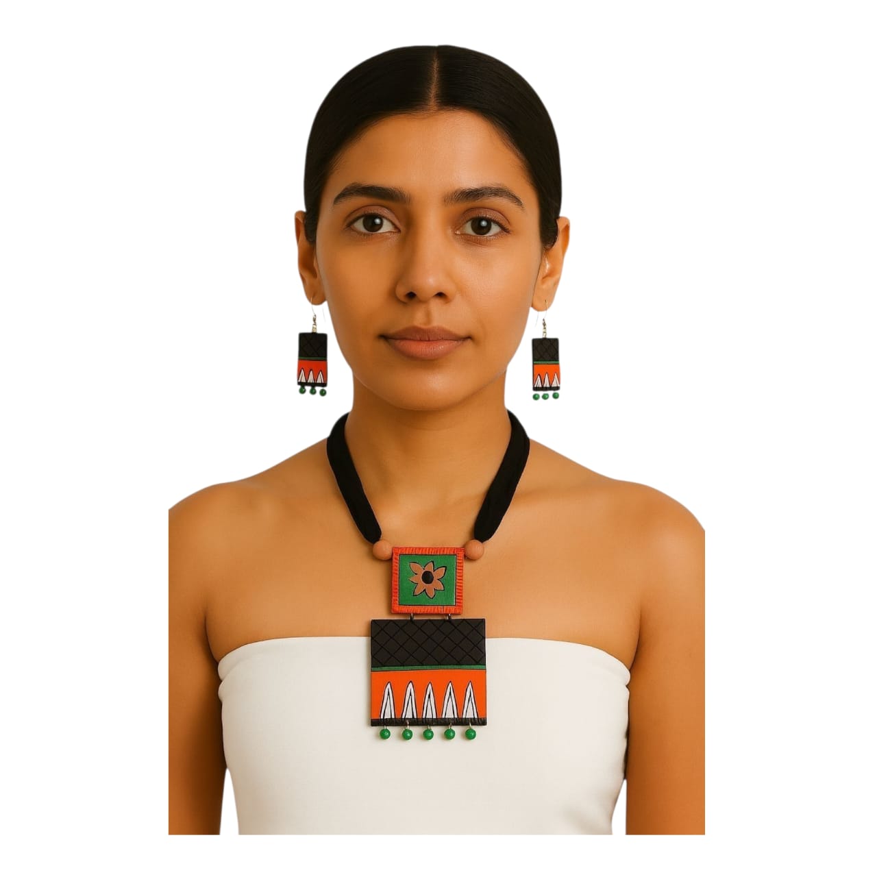 Terracotta Thread Necklace Sets