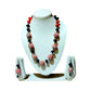 Purely Handmade Terracotta Rope Necklace With Earrings