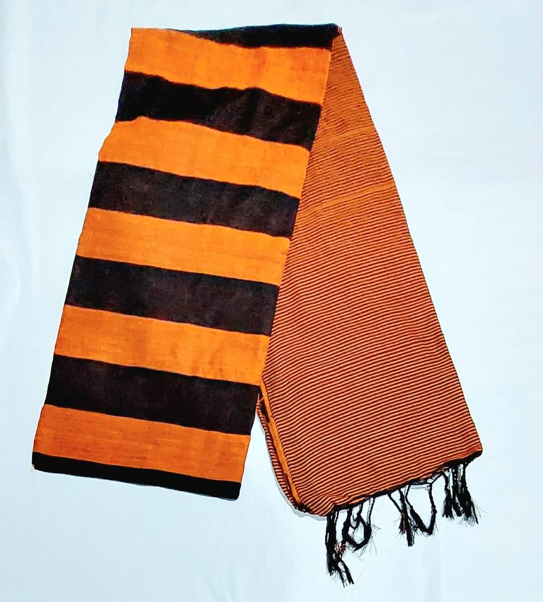 Pure Cotton Handloom Striped Sarees with Blouse Piece