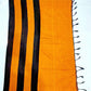 Pure Cotton Handloom Striped Sarees with Blouse Piece