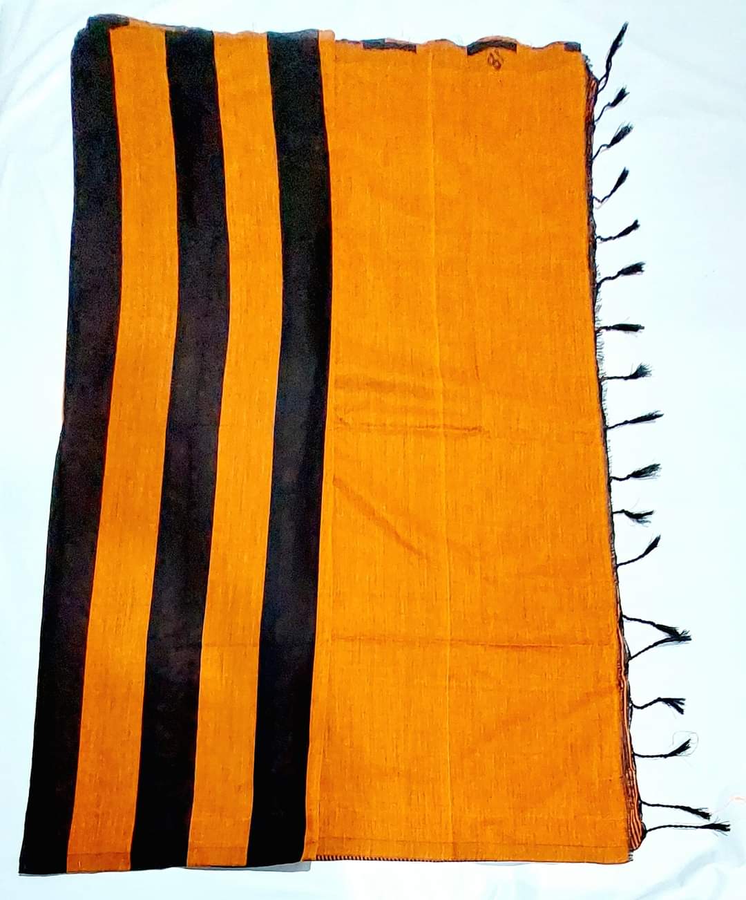 Pure Cotton Handloom Striped Sarees with Blouse Piece