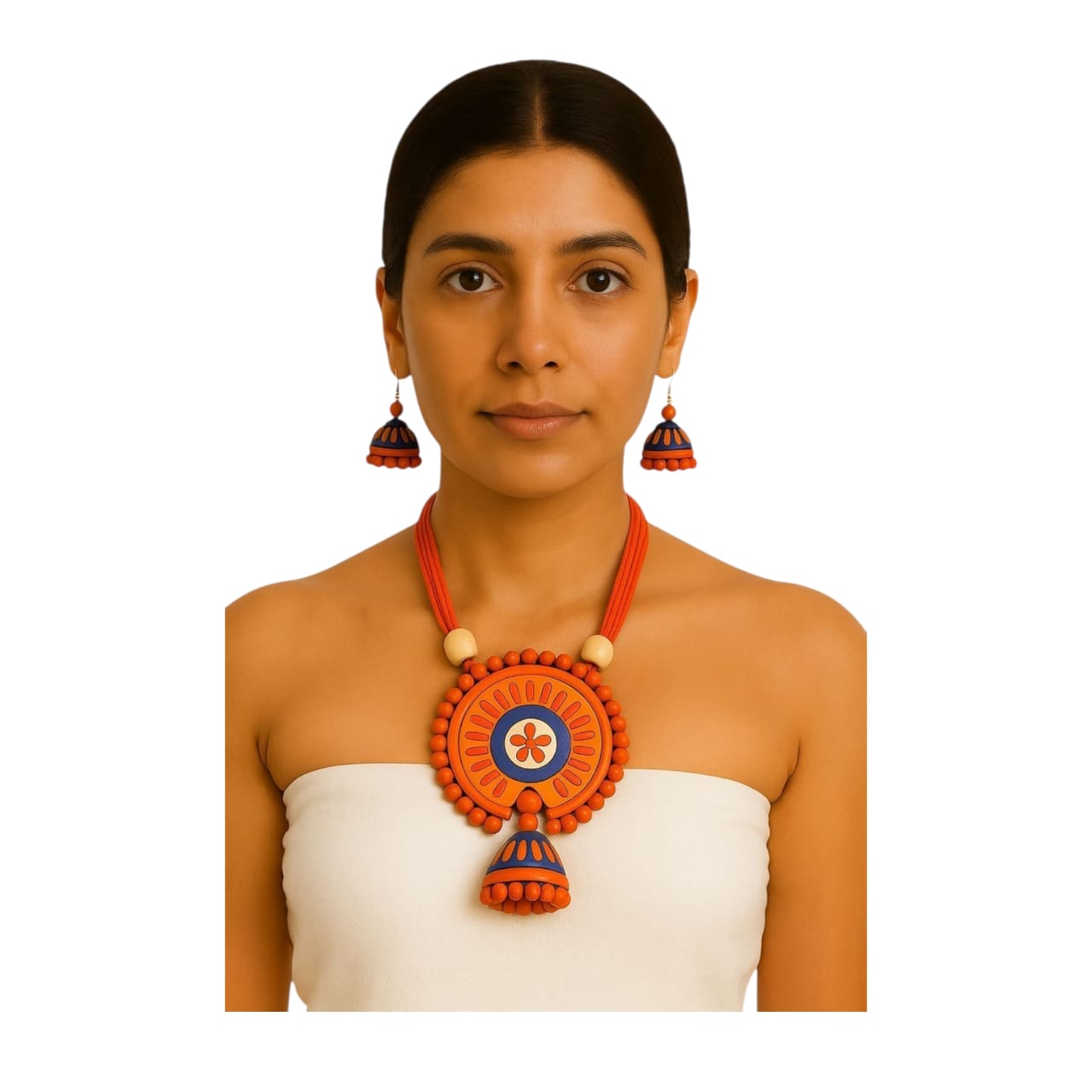 Terracotta Thread Necklace Sets