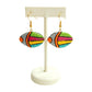 Multicolour Lightweight Terracotta Dangler ( Earrings)