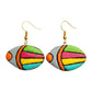 Multicolour Lightweight Terracotta Dangler ( Earrings)