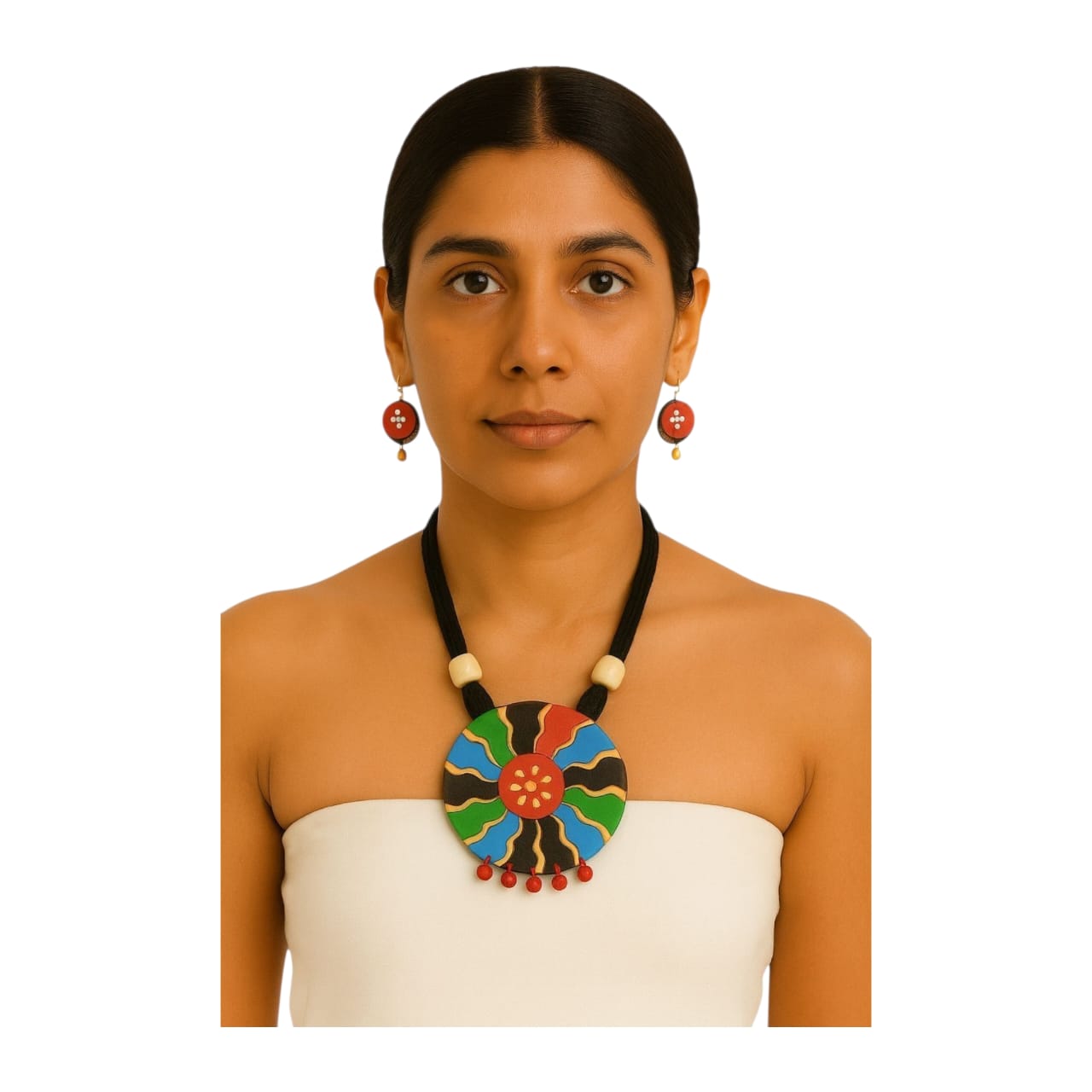 Terracotta Thread Necklace Sets