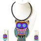 Handmade Terracotta Collar Necklace Set