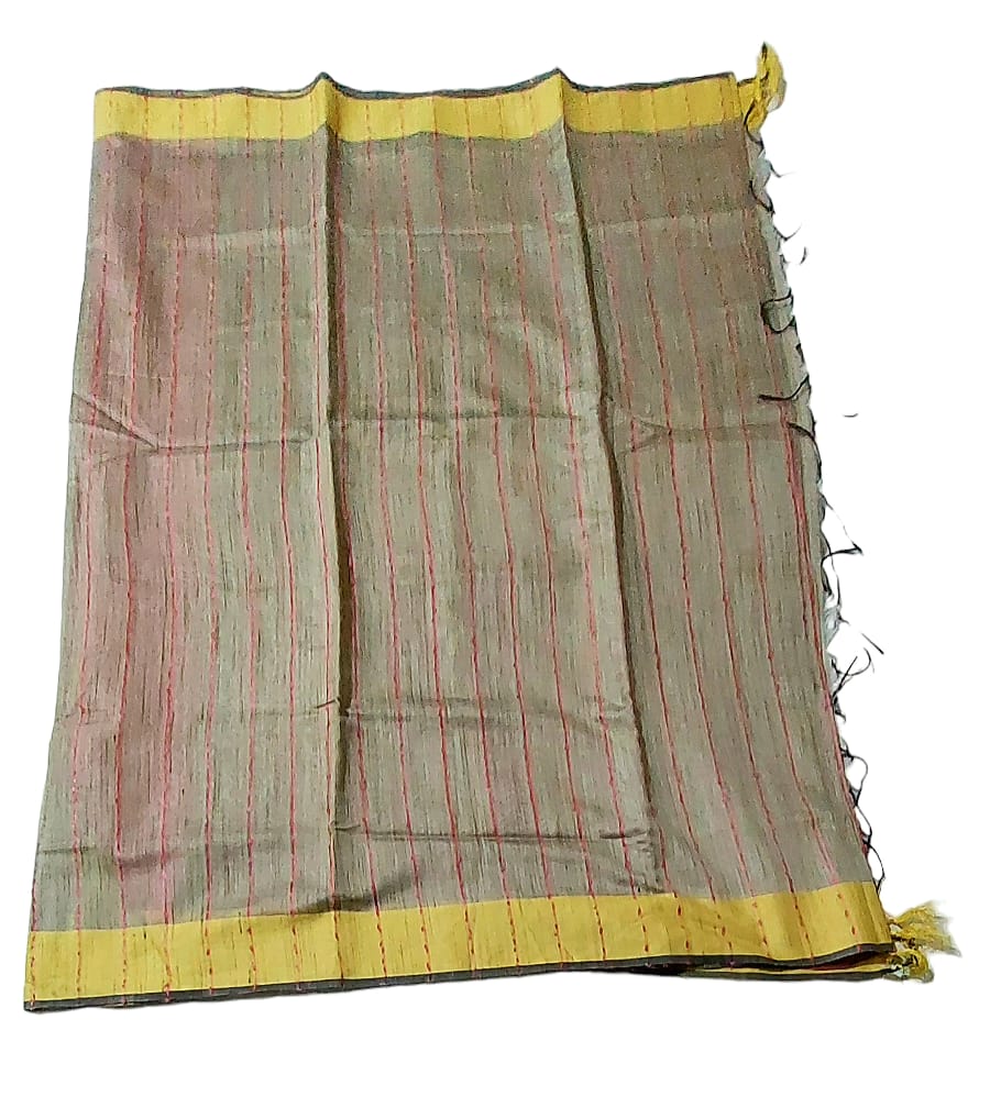 Handwoven Cotton Silk Saree, Breathable Fabric with Traditional Weaving Style for Festive & Everyday Ethnic Wear
