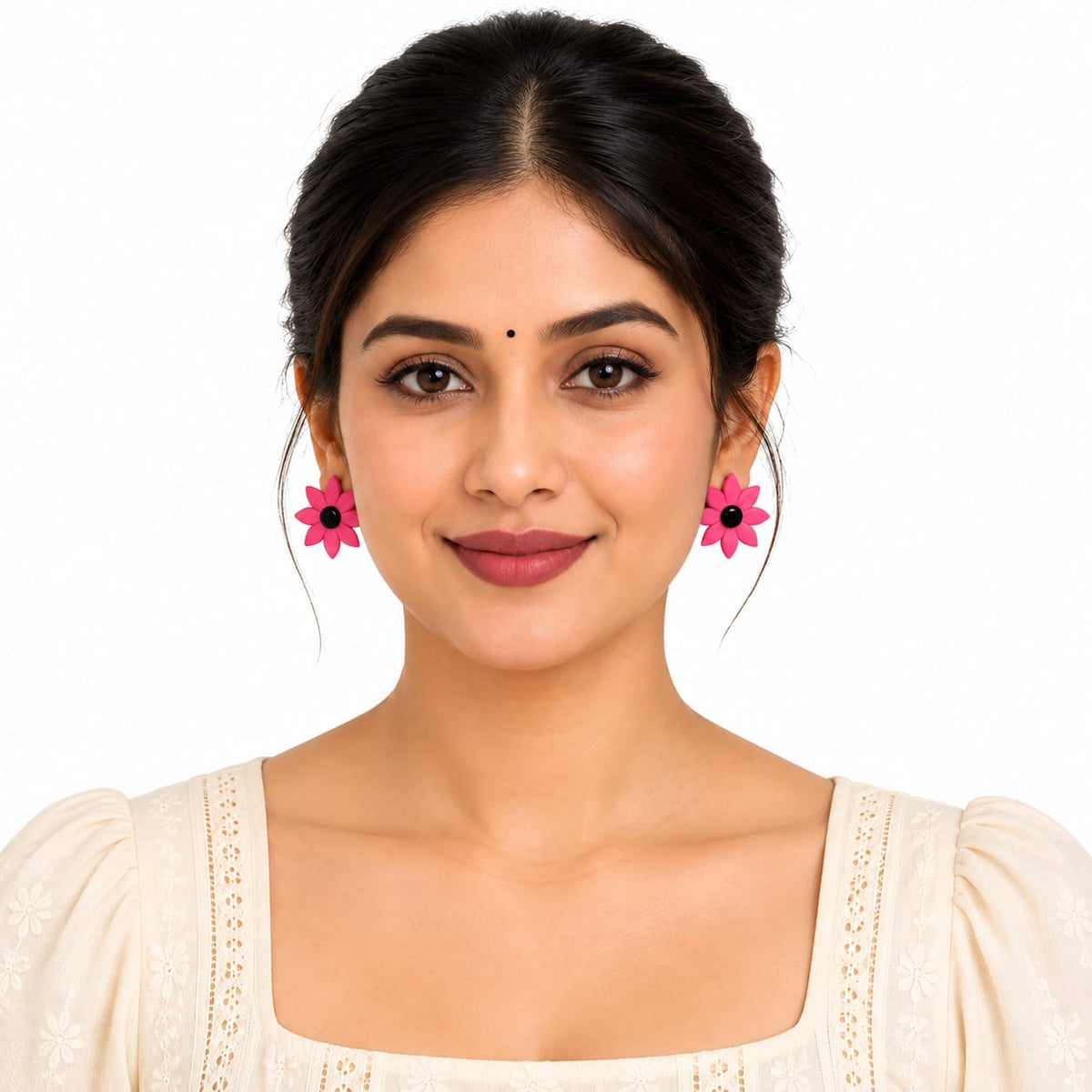 Purely Handmade Clay(Stud) Earrings