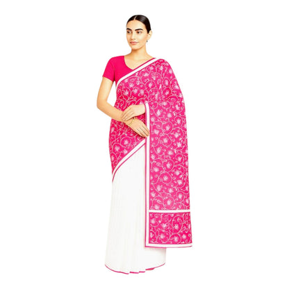 Pure Kantha Embroidered Hakoba Sarees