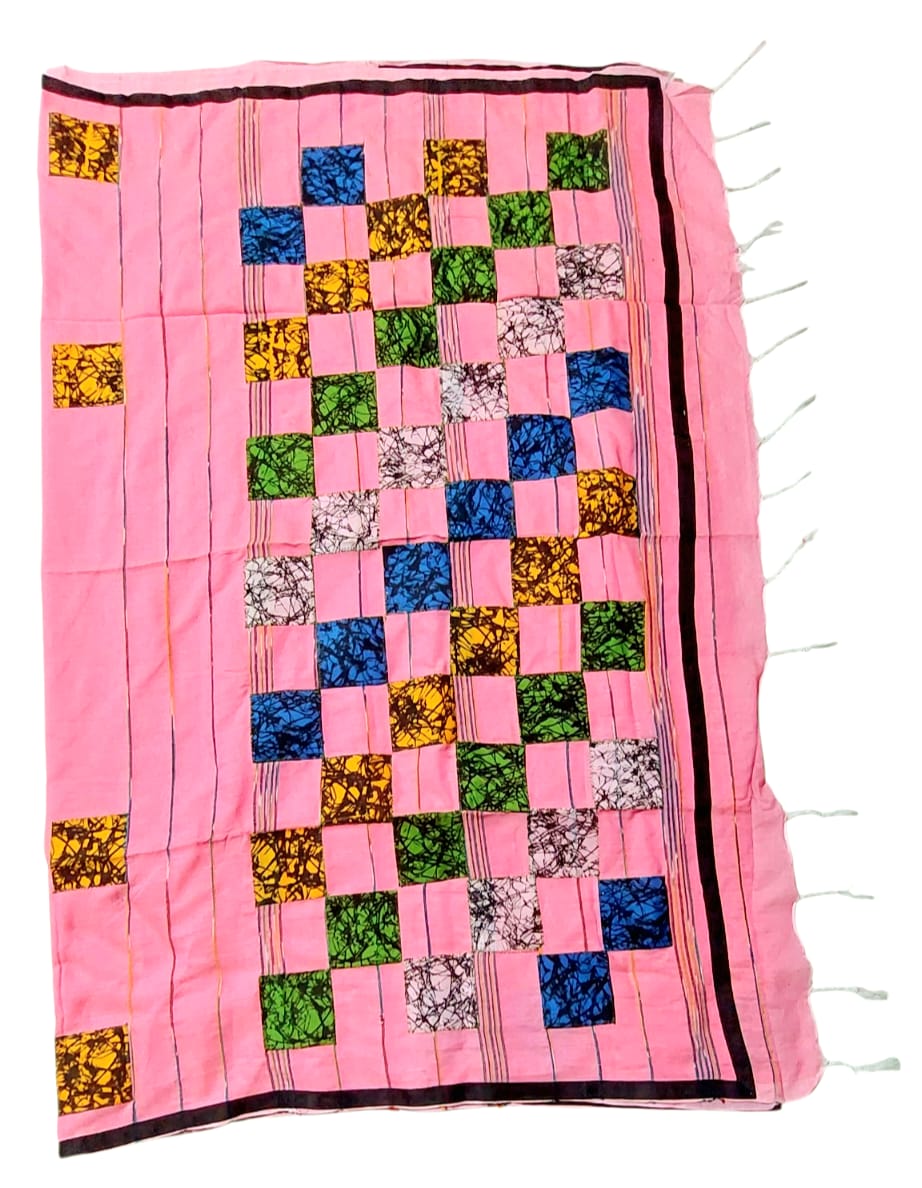 Pure Cotton  Patch Work Saree